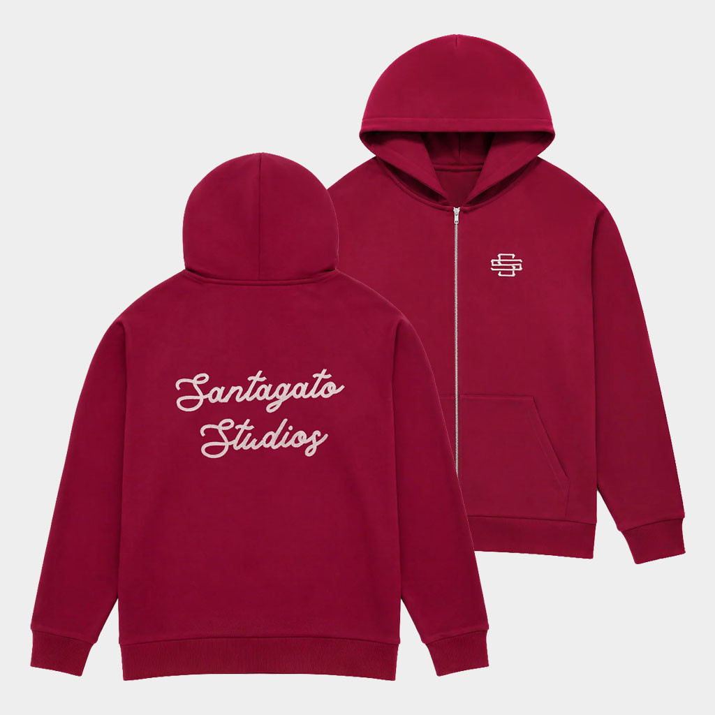 Basement Yard Merch Santagato Studios Script Zip Hoodie 2026 Present For Friends