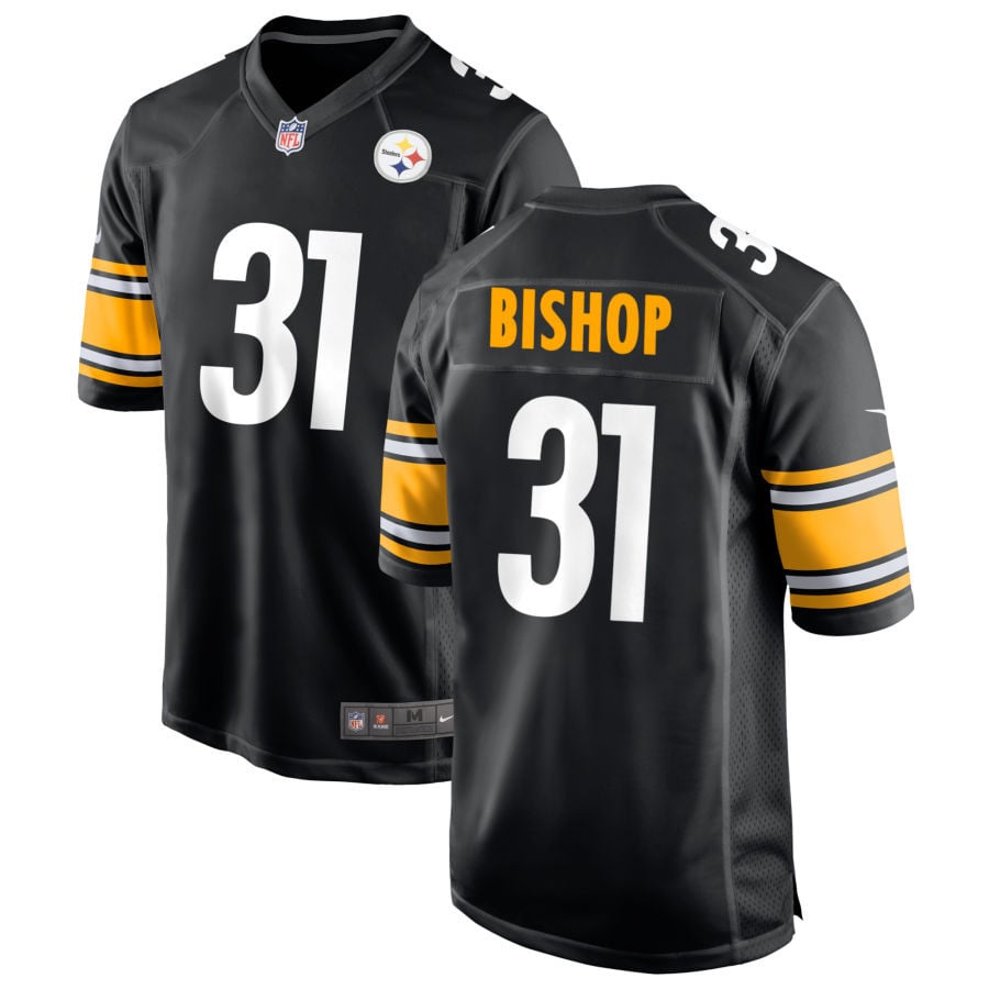 Beanie Bishop Pittsburgh Steelers 2025 Game Jersey - Black