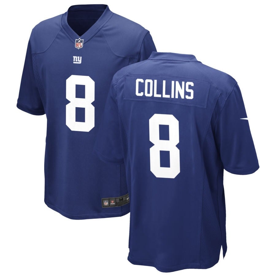 Beaux Collins New York Giants 2025 Game Jersey - Royal