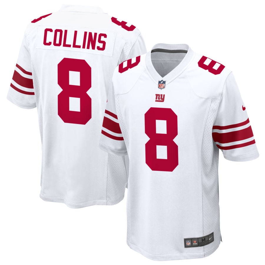 Beaux Collins New York Giants 2025 Game Jersey - White