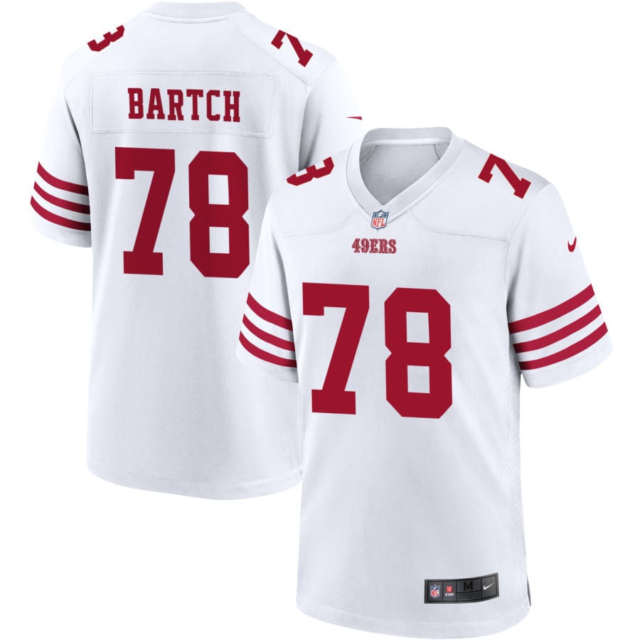 Ben Bartch San Francisco 49ers 2025 Game Player Jersey - White