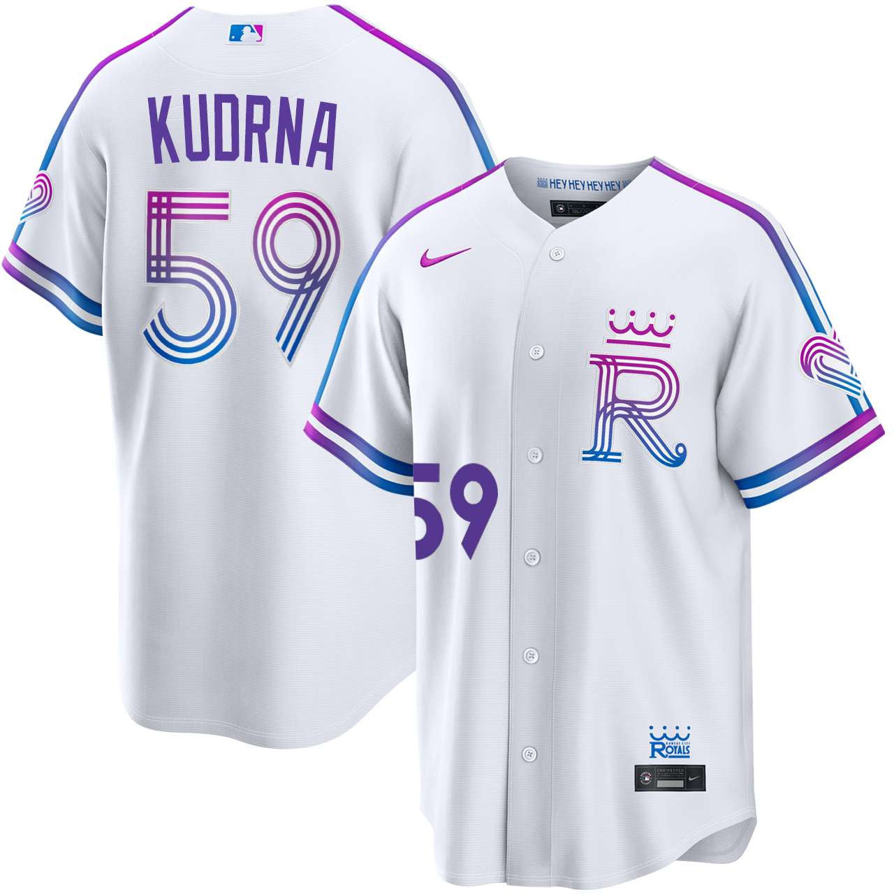 Ben Kudrna Kansas City Royals 2026 City Connect Jersey - White