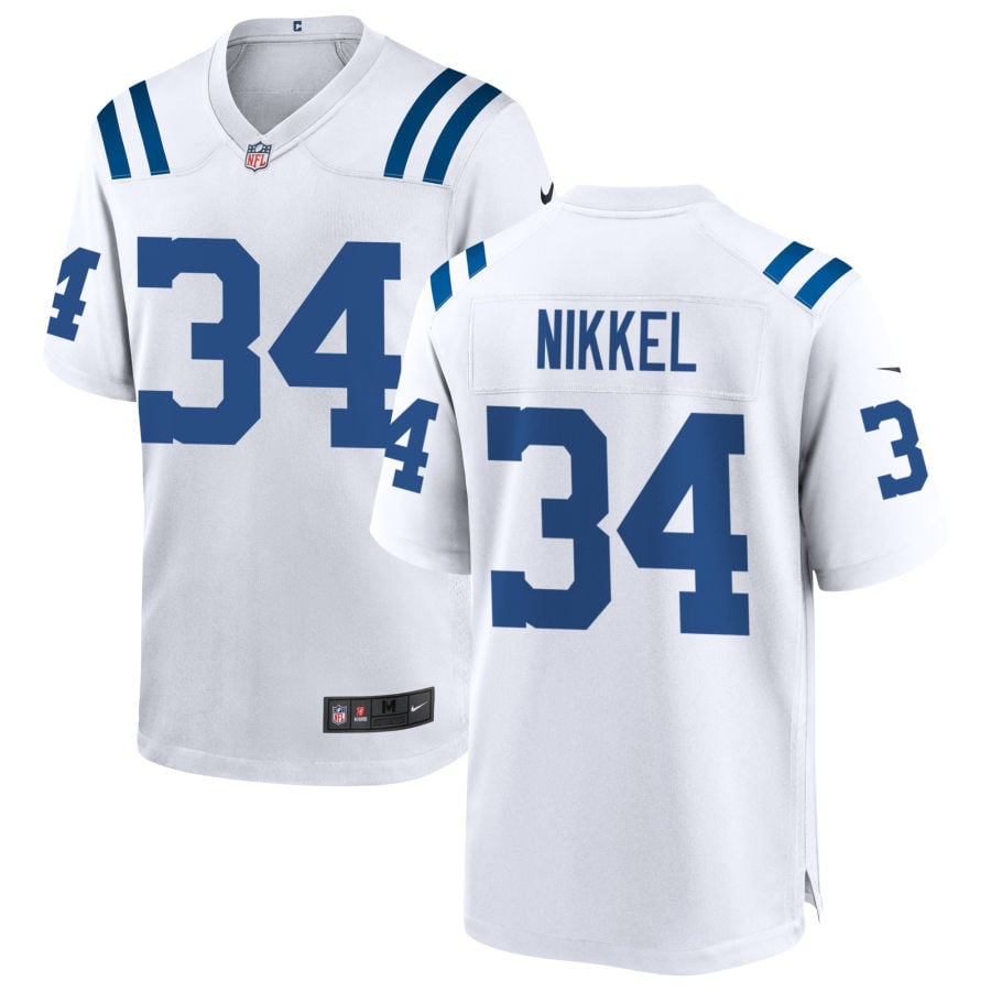 Ben Nikkel Indianapolis Colts 2025 Game Jersey - White