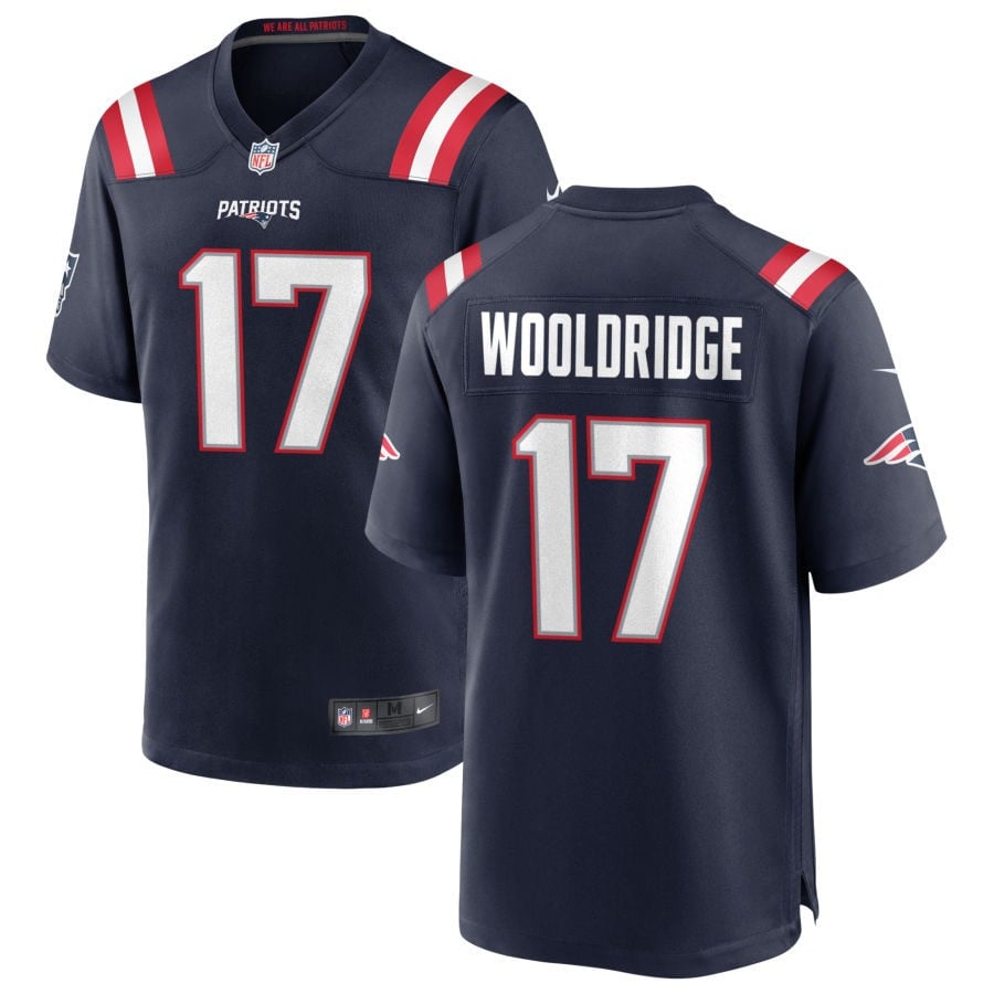 Ben Wooldridge New England Patriots 2025 Game Jersey - Navy