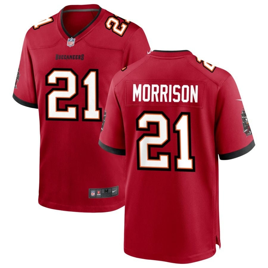 Benjamin Morrison Tampa Bay Buccaneers 2025 Team Game Jersey - Red