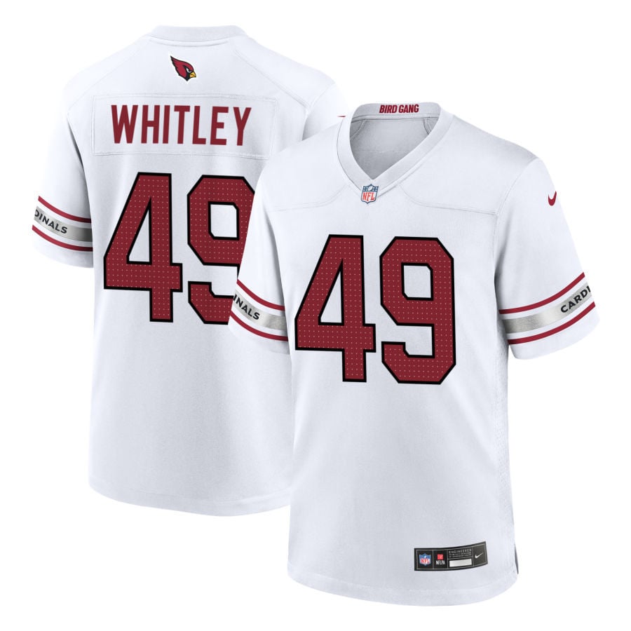 Benton Whitley Arizona Cardinals 2025 Game Jersey - White
