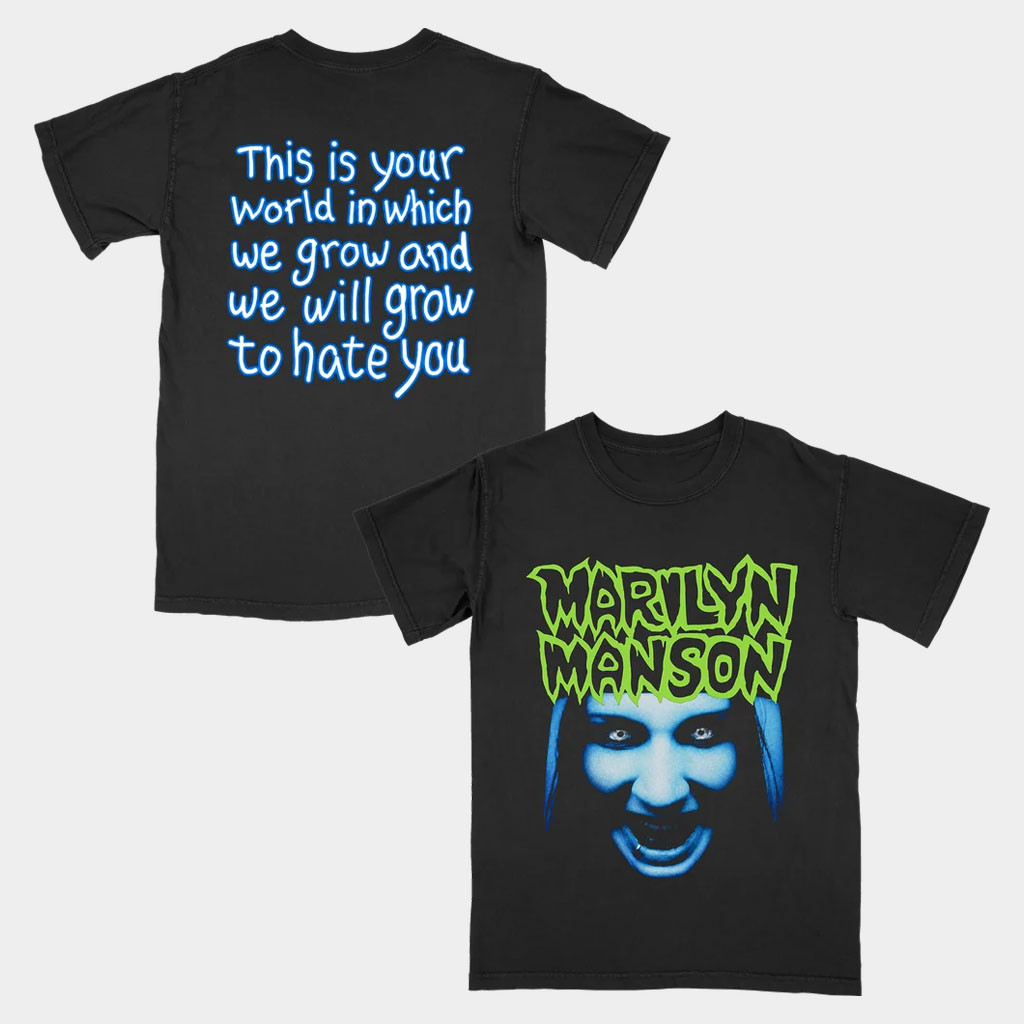 Beyond Human Merch 2026 Marilyn Manson Your World T-Shirt Gifts For Music Lovers
