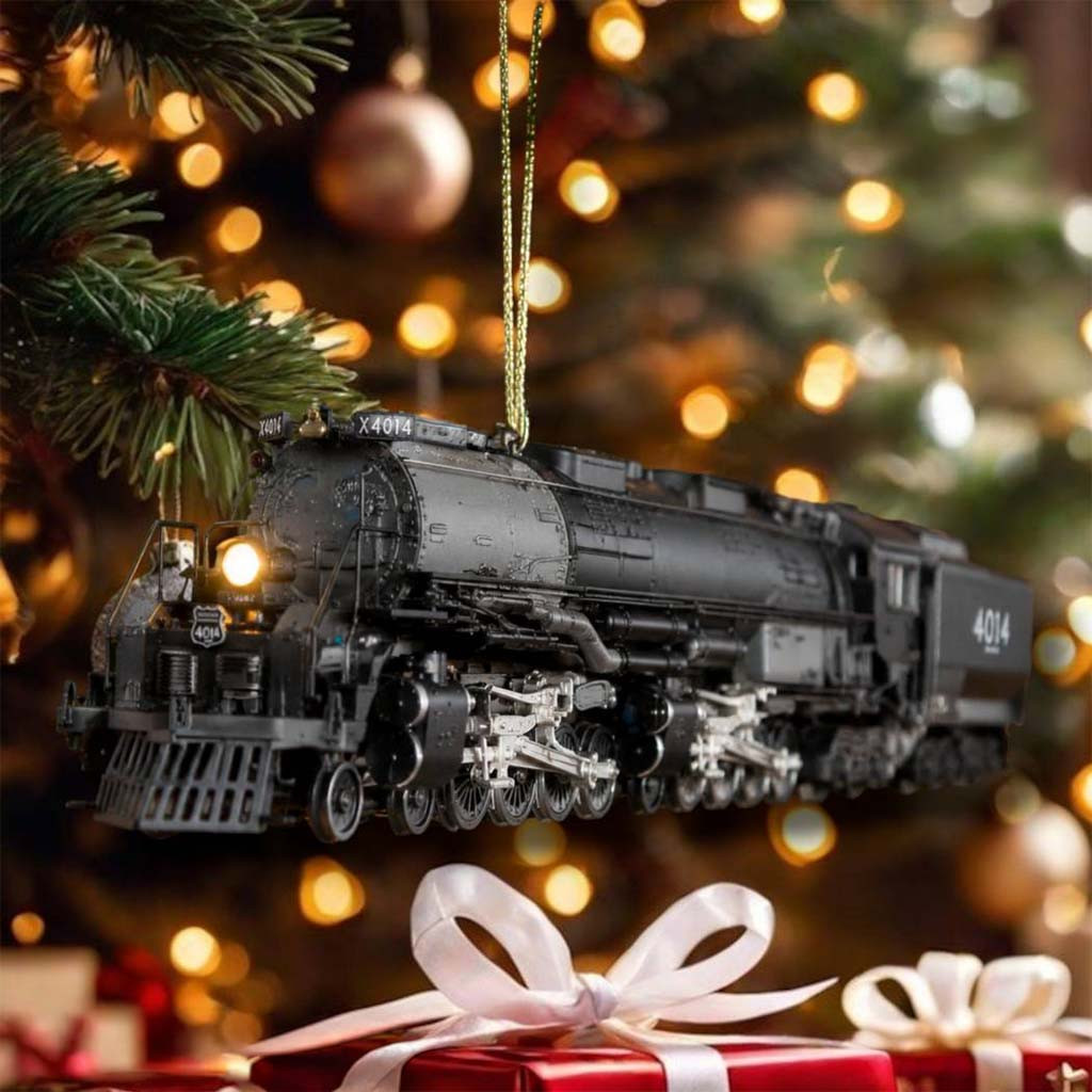 Big Boy 4014 Steam Legend 85th Anniversary Christmas Ornament Xmas Tree Decor Gift For Dad