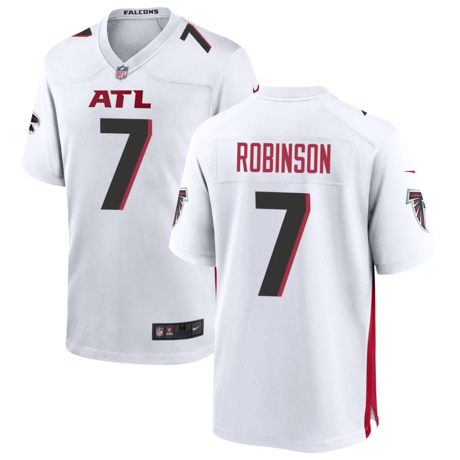 Bijian Robinson Atlanta Falcons 2025 Game Jersey - White