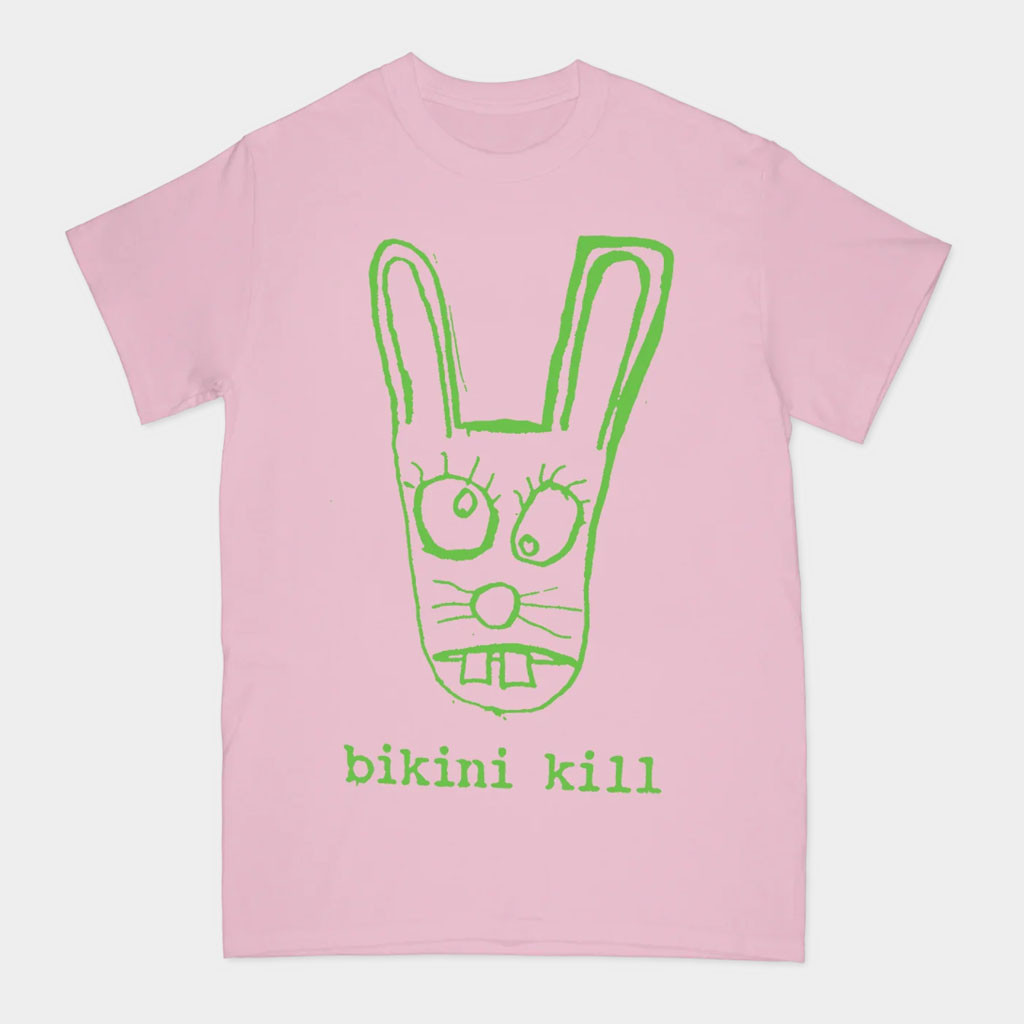 Bikini Kill Merch 2026 Bunny T-Shirt Bikini Kill Shirt Cool Gifts For Music Lovers
