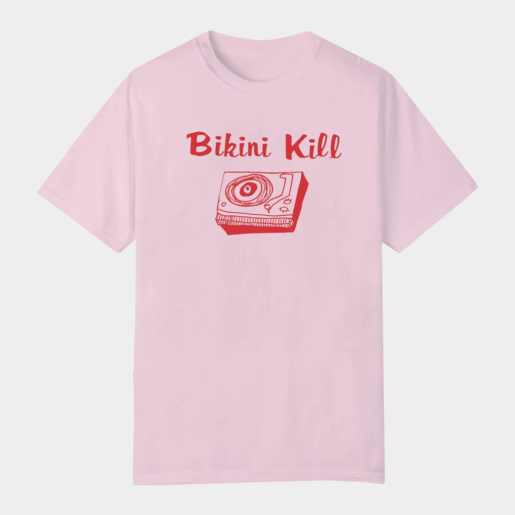 Bikini Kill Merch 2026 Record Player T-Shirt Music Lover Gift Ideas For Her