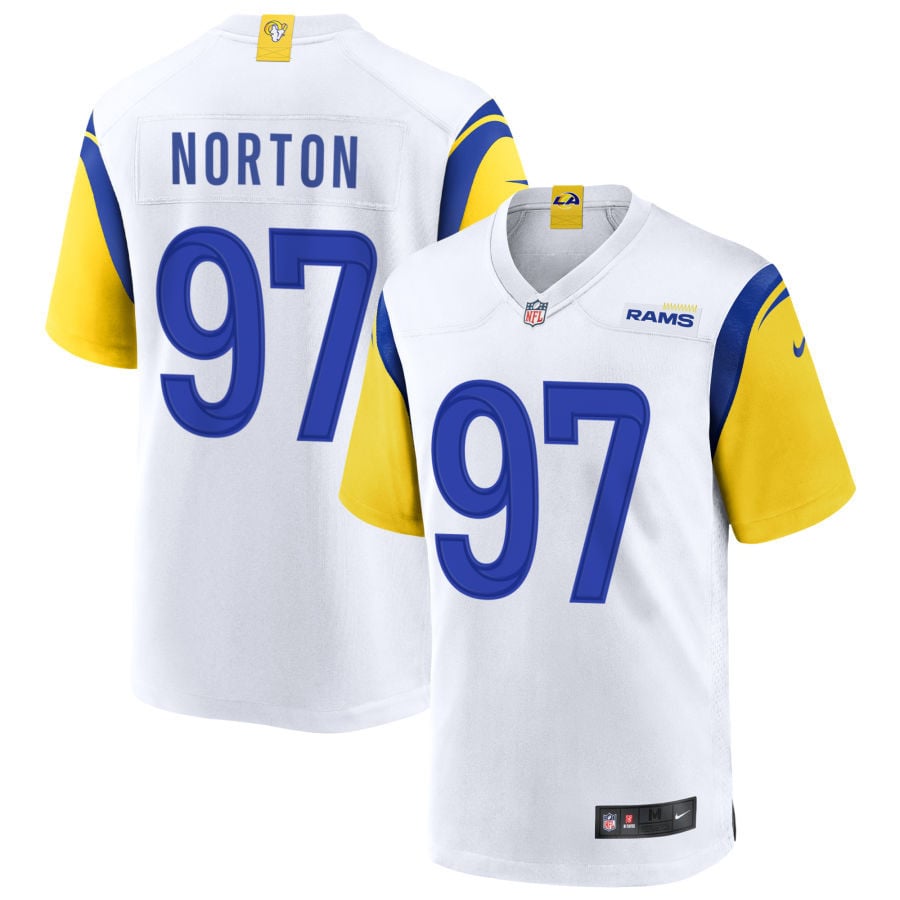 Bill Norton Los Angeles Rams 2025 Alternate Jersey - White