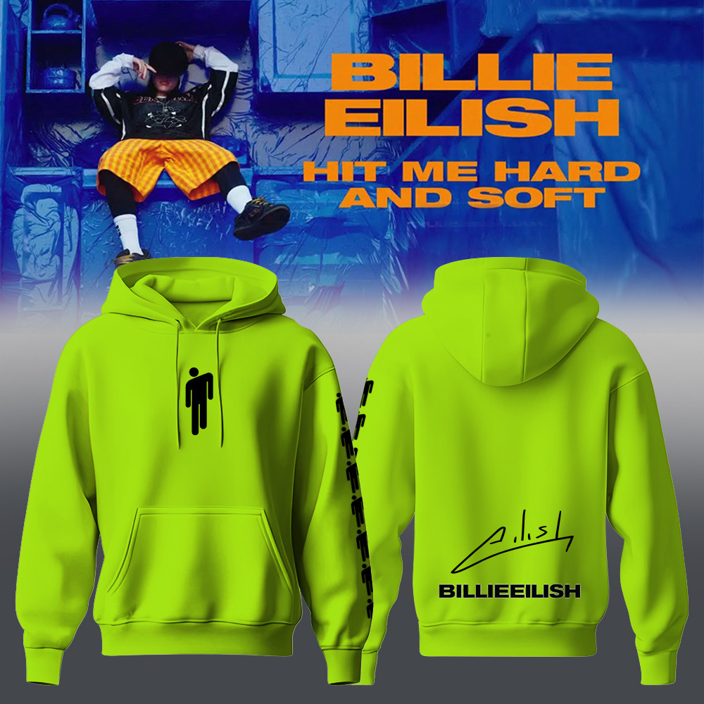 Billie Eilish Merch Billie Eilish Hit Me Hard And Soft Tour Hoodie Billie Eilish Gifts For BFF