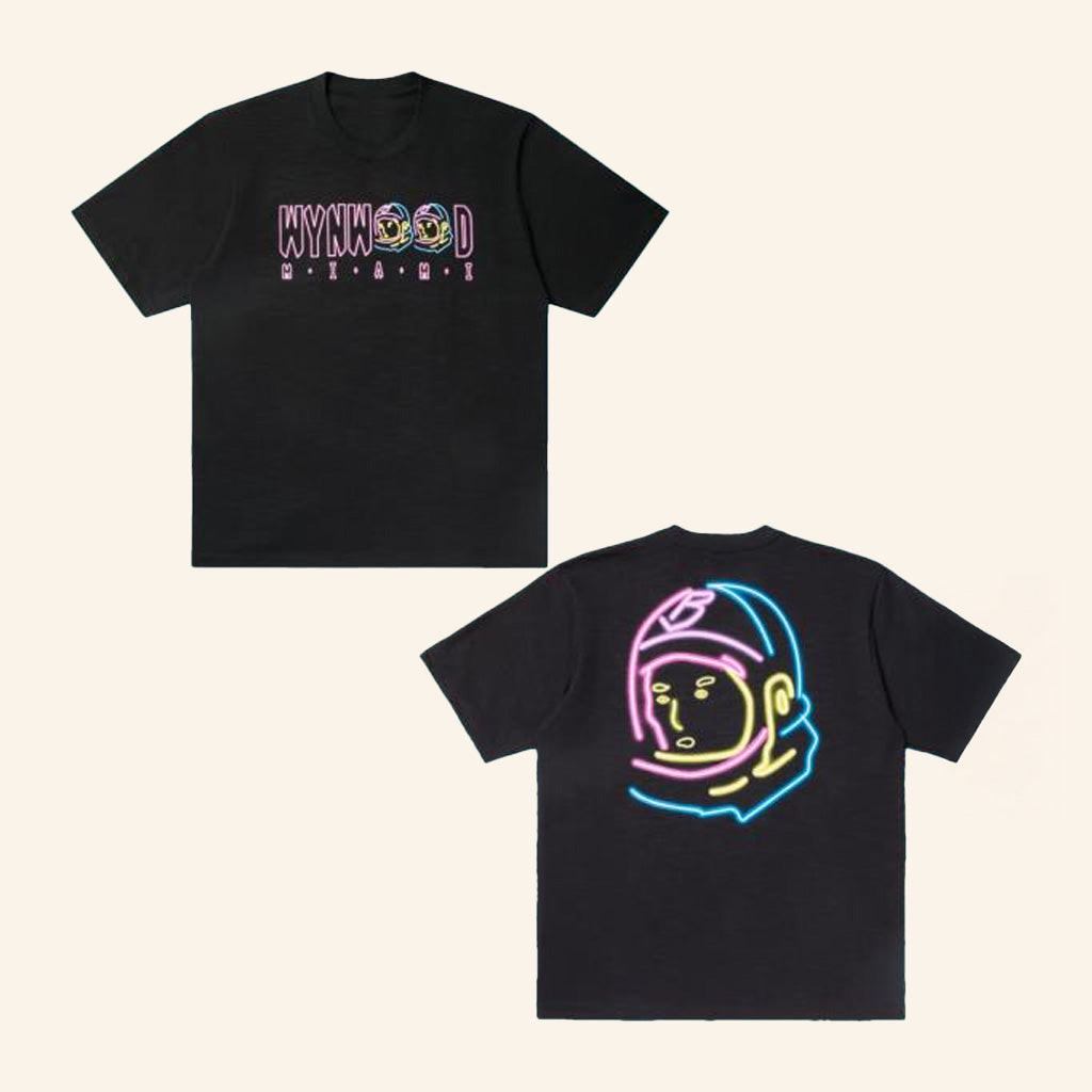 Billionaire Boys Club Merch Wynwood Neon Logo Slub T-Shirt Gifts For Fans