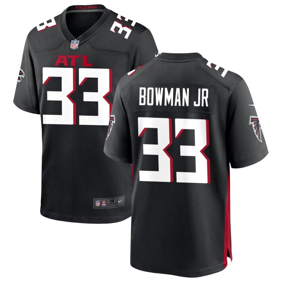 Billy Bowman Jr Atlanta Falcons 2025 Game Jersey - Black