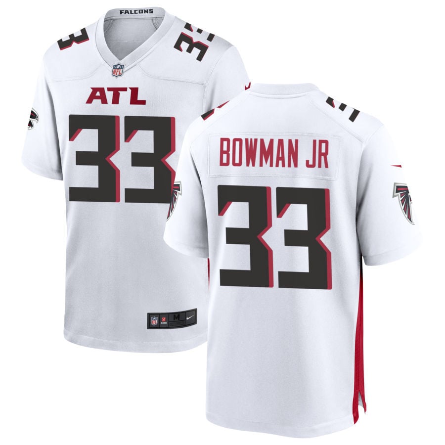 Billy Bowman Jr Atlanta Falcons 2025 Game Jersey - White