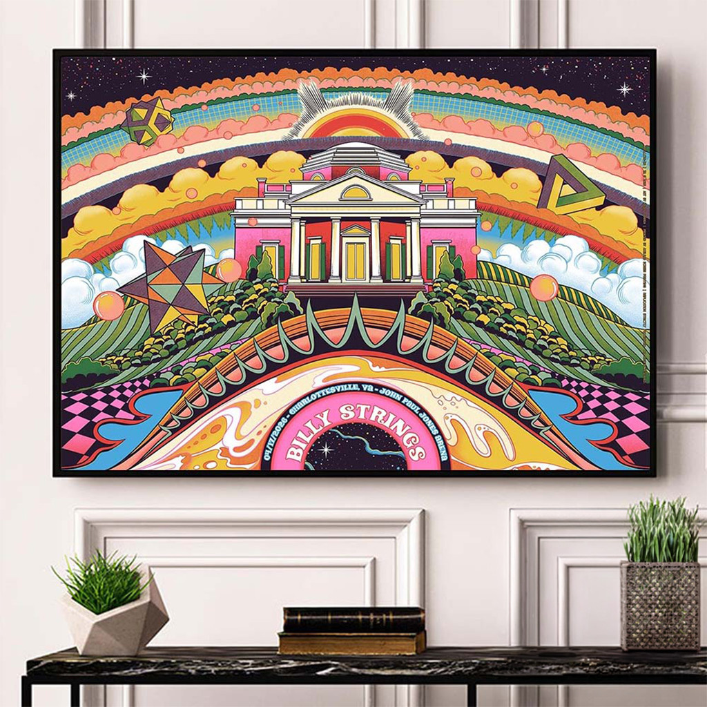 Billy Strings Charlottesville Virginia 2026 Night 1 Gig Poster At John Paul Jones Arena Poster Home Decor