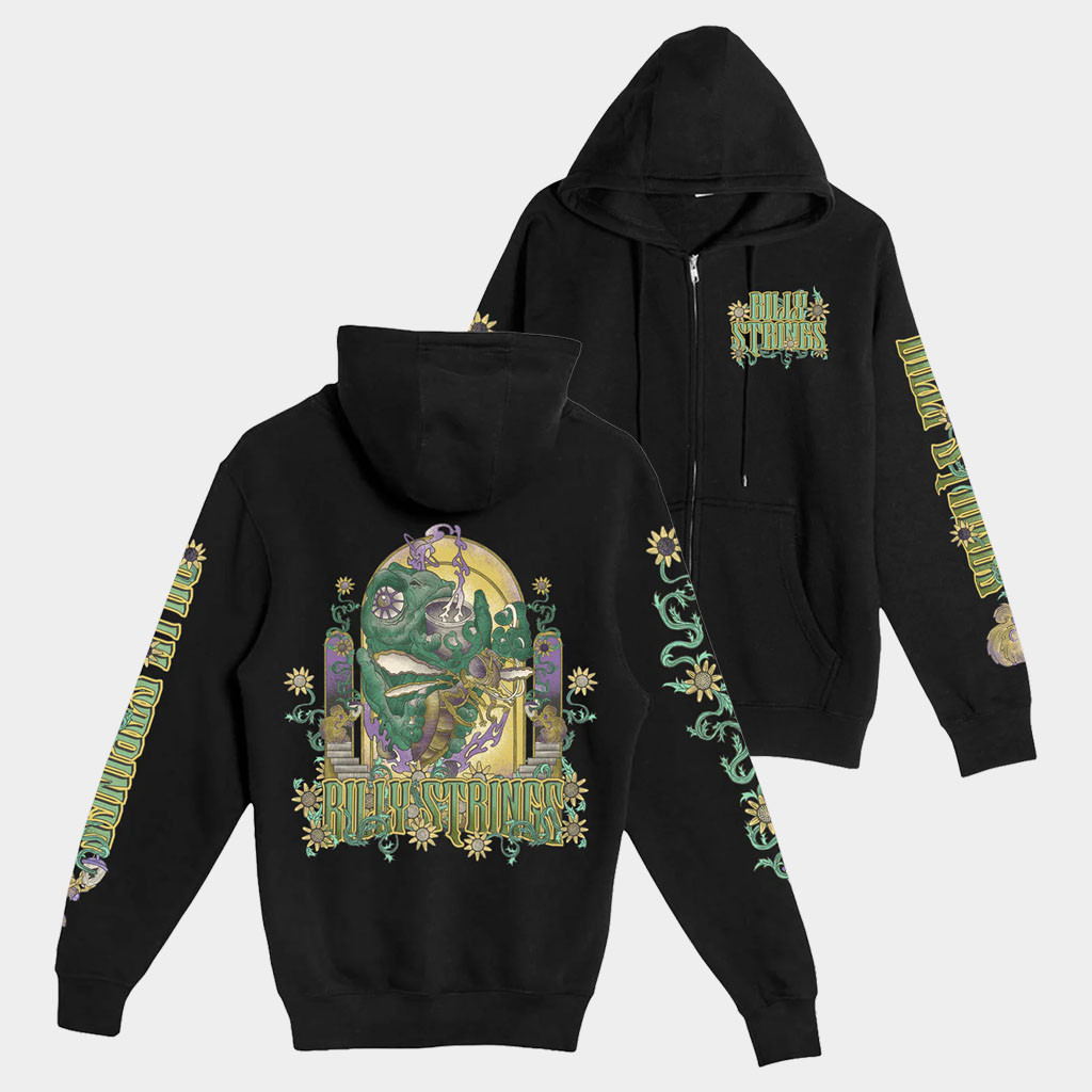 Billy Strings Merch 2026 Cicada Rider Zip Hoodie Best Gifts For Music Lovers