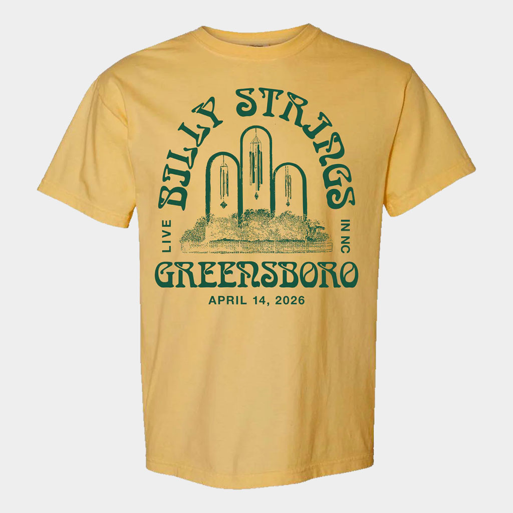 Billy Strings Merch 2026 Greensboro T-Shirt Billy Strings Tour Merch Gifts For Music Fans