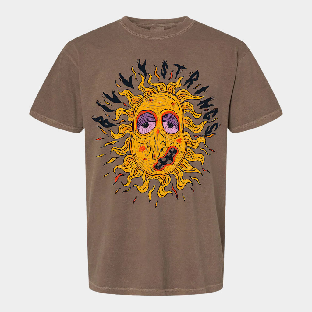 Billy Strings Merch 2026 Sun Face T-Shirt Music Lover Gift Ideas For Him