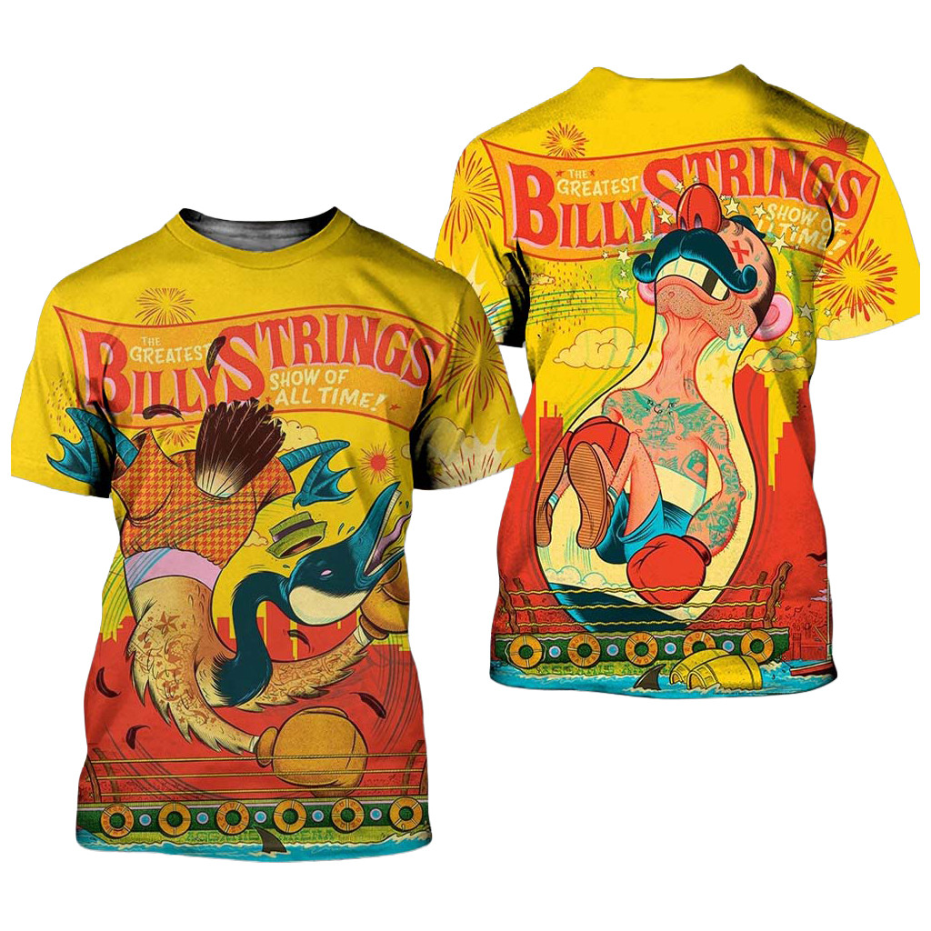 Billy Strings Merch Boston MA 2026 Night 1 And 2 Combined Shirt The Greatest Show Of All Time