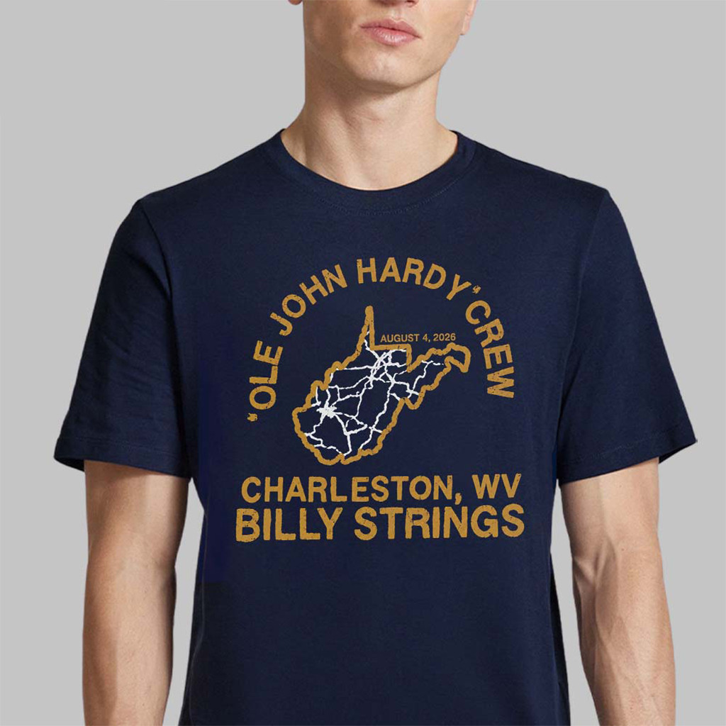 Billy Strings Merch Charleston WV 2026 T-Shirt Music Related Gifts For Guys