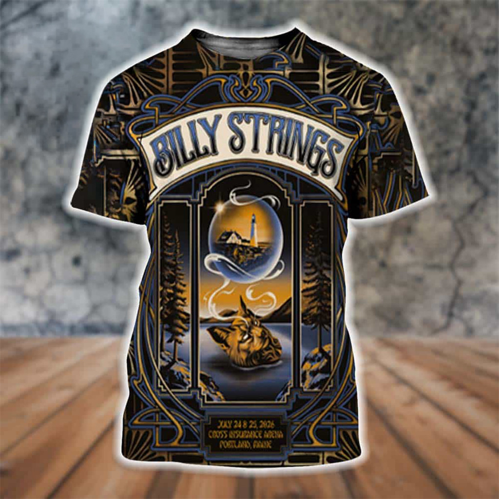 Billy Strings Merch Portland ME Poster Two Nights Shirt Best Gifts For Music Lovers