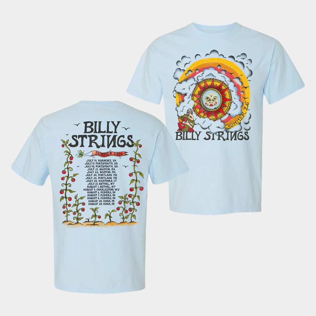 Billy Strings Merch Summer 2026 Shirt With Dates T-Shirt Billy Strings Tour Merch Fan Gifts