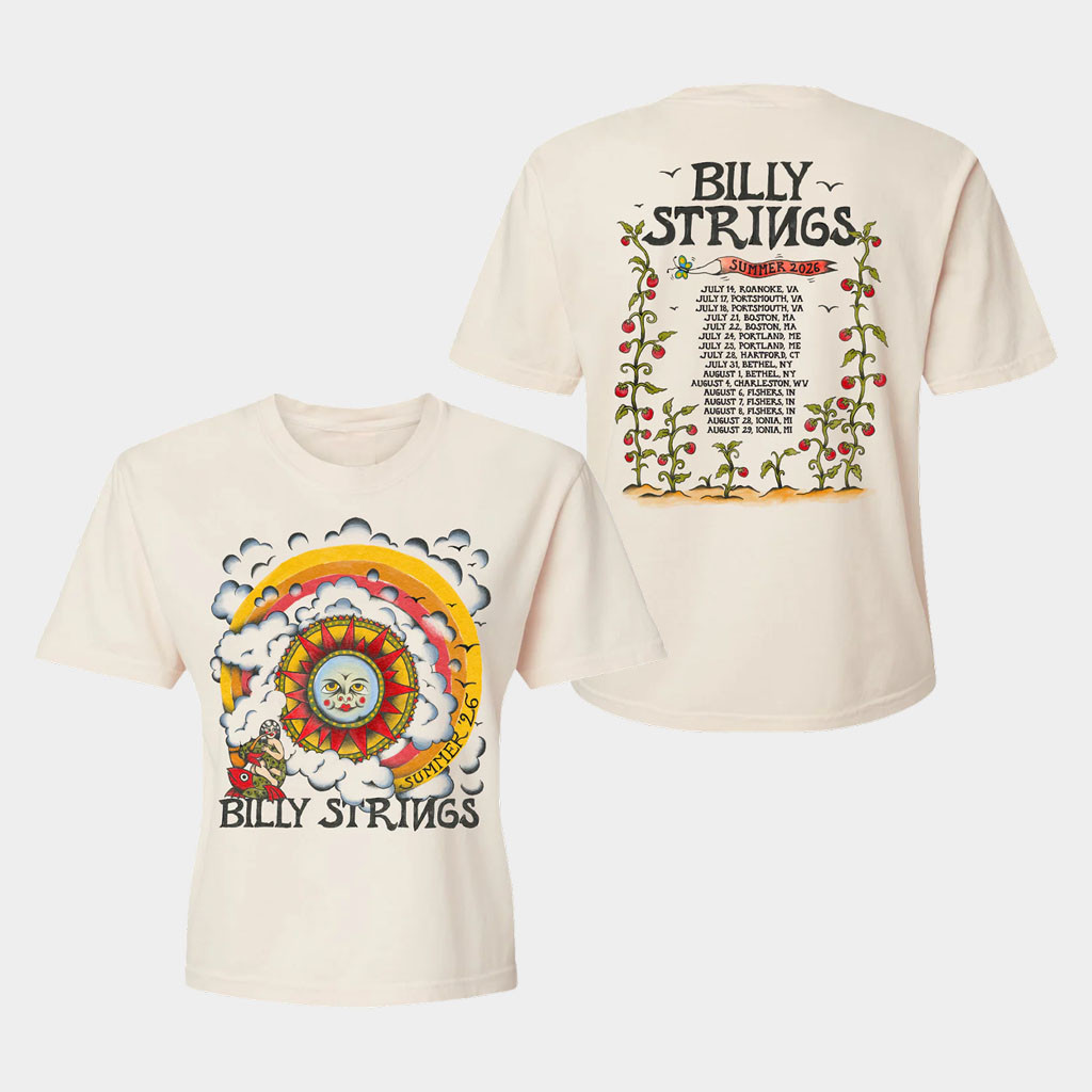 Billy Strings Merch Summer 2026 Shirt With Dates T-Shirt Billy Strings Tour Merch Gift For Her