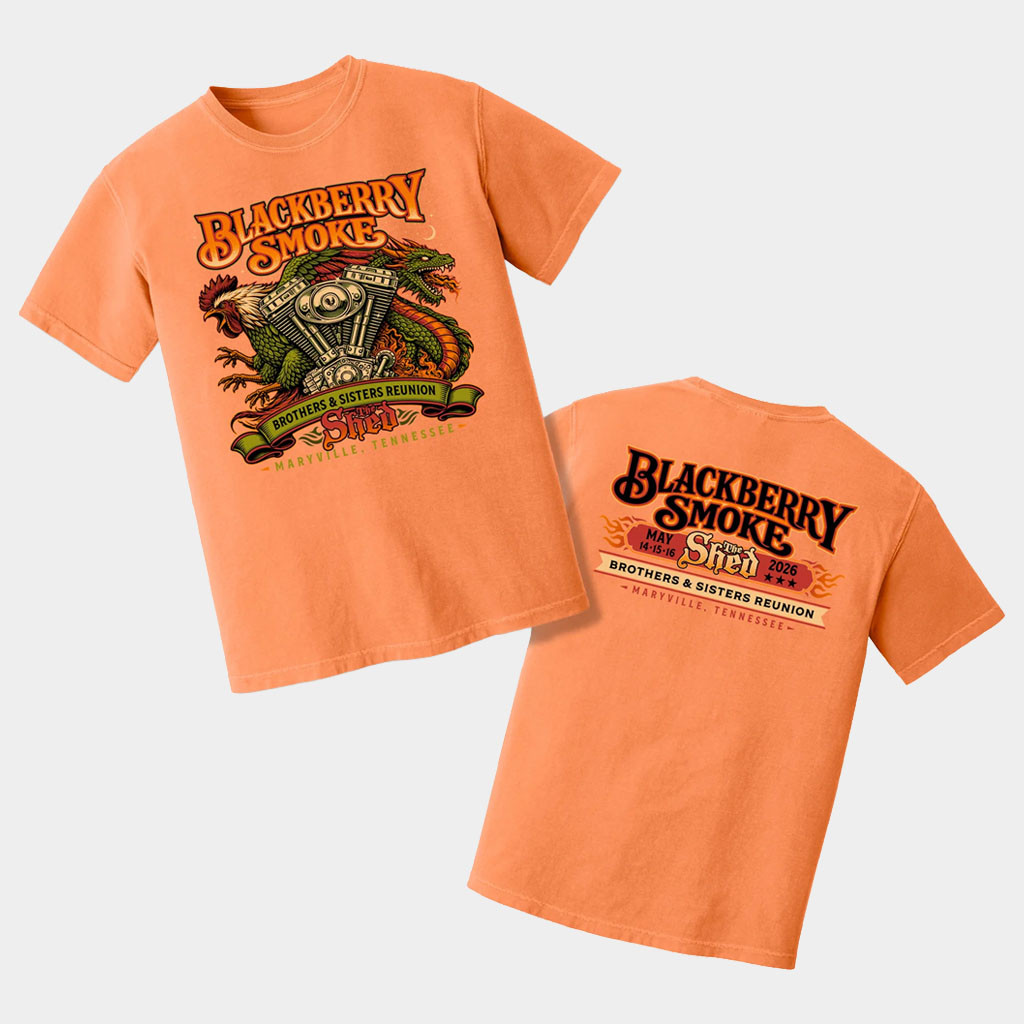 Blackberry Smoke Merch Shed 2026 T-Shirt Best Gifts For Rock Music Lovers