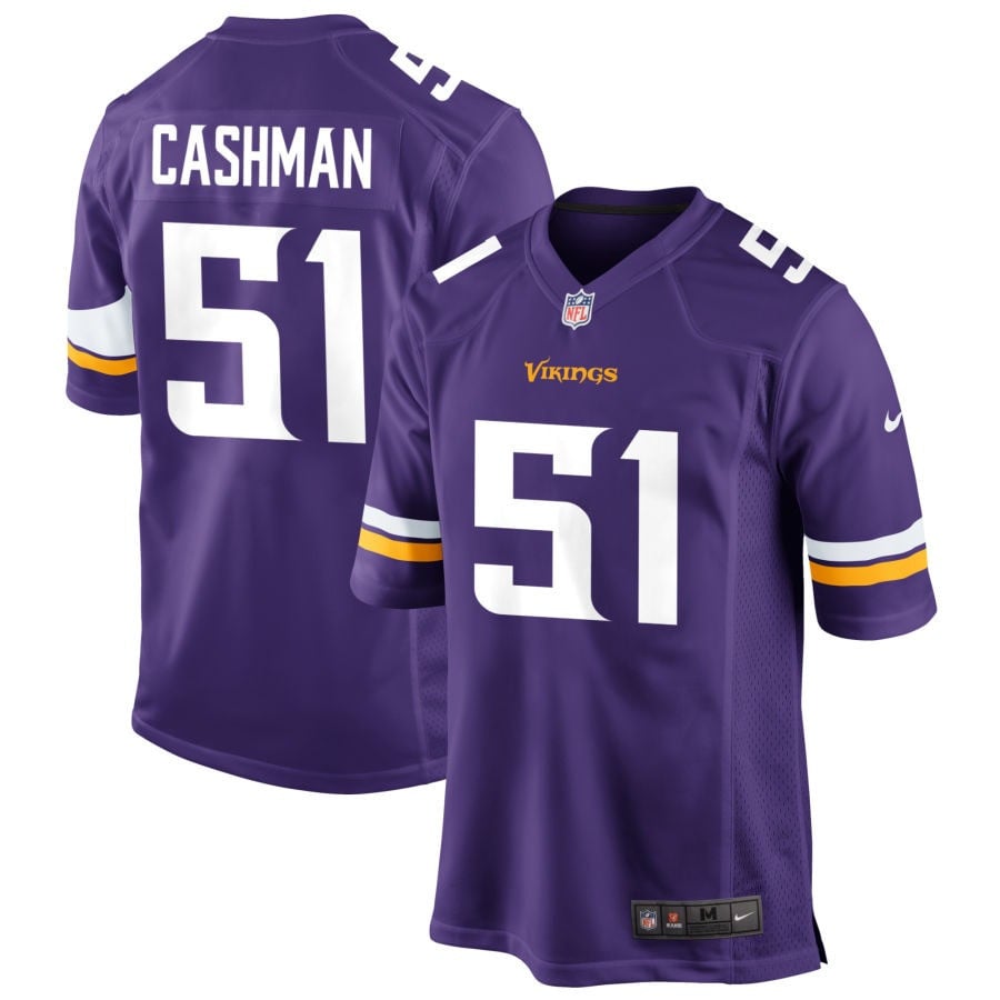 Blake Cashman Minnesota Vikings 2025 Game Jersey - Purple