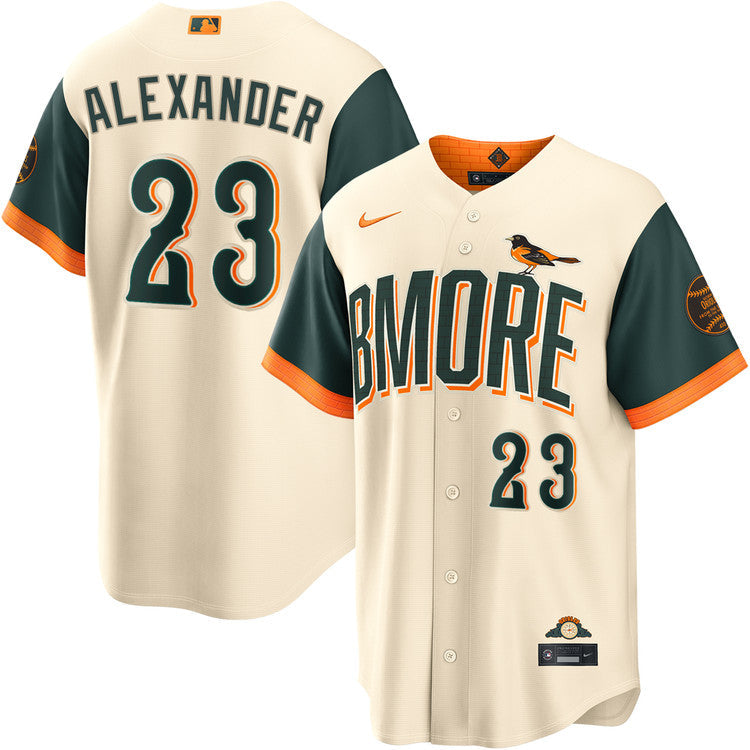Blaze Alexander Baltimore Orioles 2026 City Connect Jersey - Cream