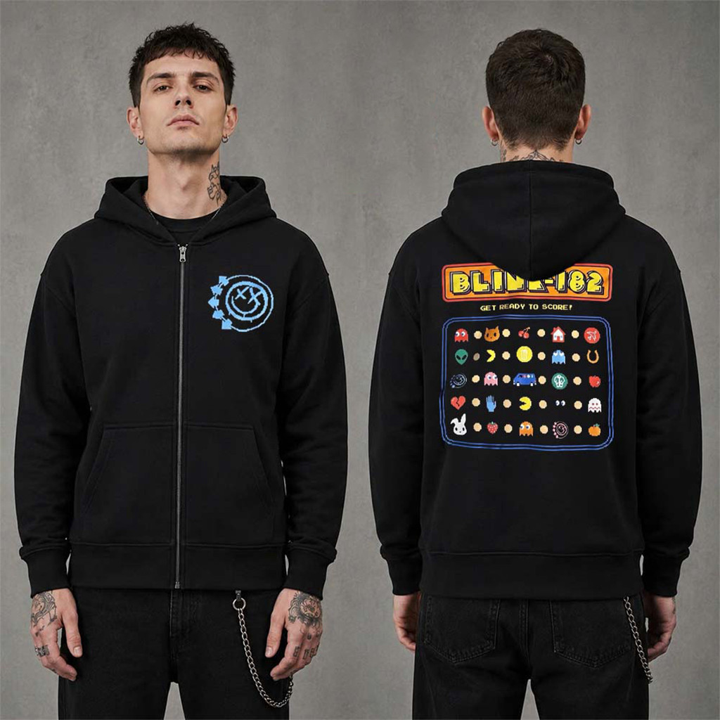 Blink-182 X Pacman San Diego Comic-Con 2026 Get Ready To Score Zip Hoodie Gifts For Fans