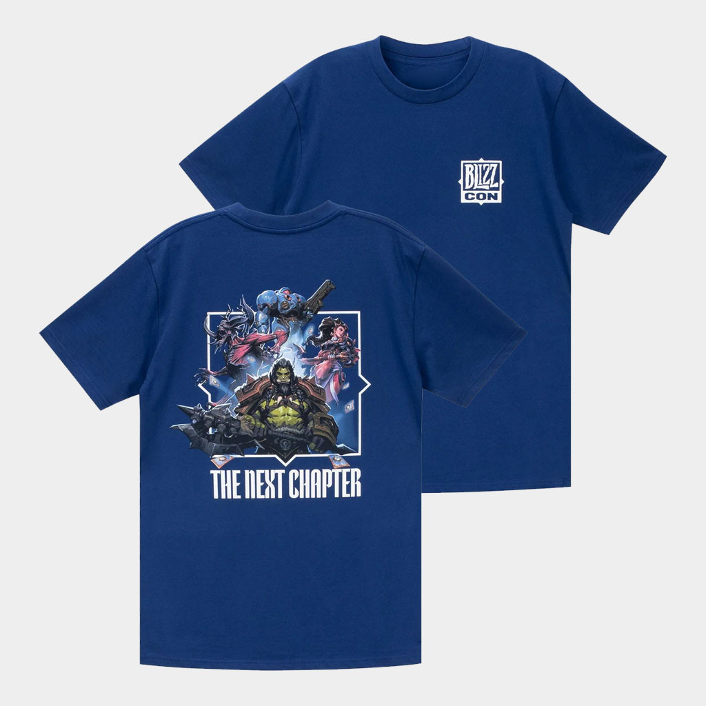 BlizzCon Merch Blizzard 2026 BlizzCon Commemorative Art T-Shirt The Next Chapter Shirt Gifts