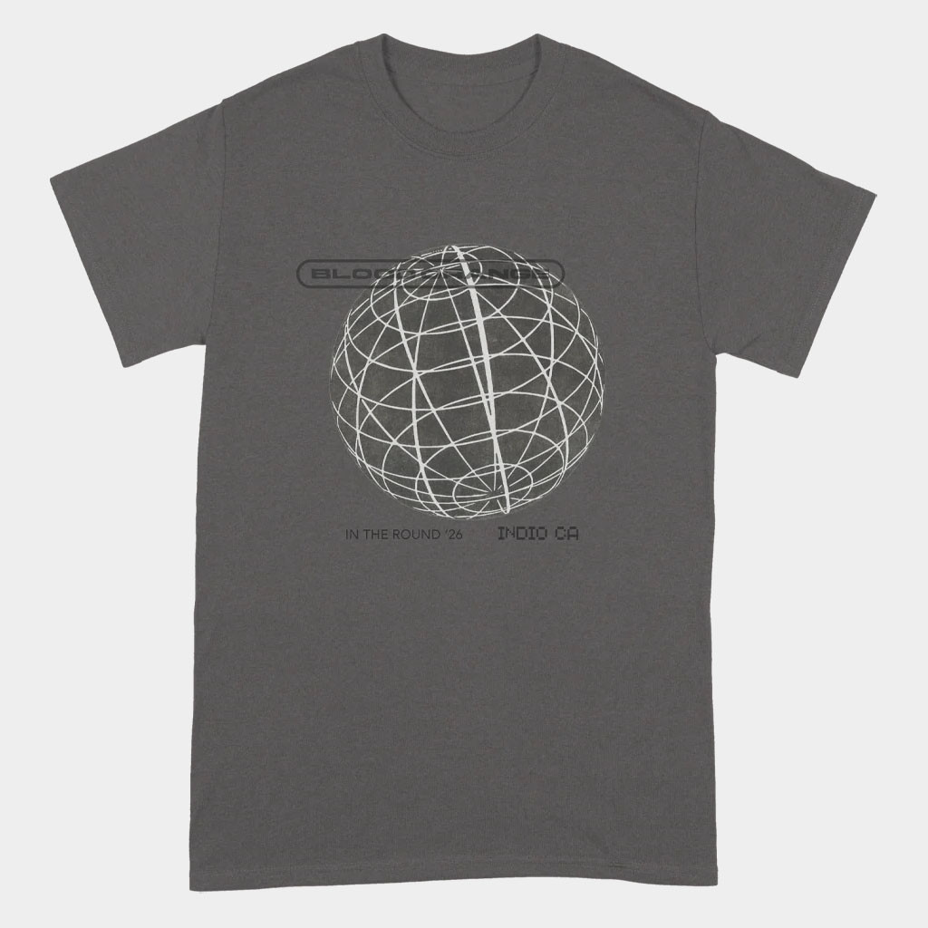 Blood Orange Merch 2026 Indio '26 Globe T-Shirt Gift Ideas For Music Lovers