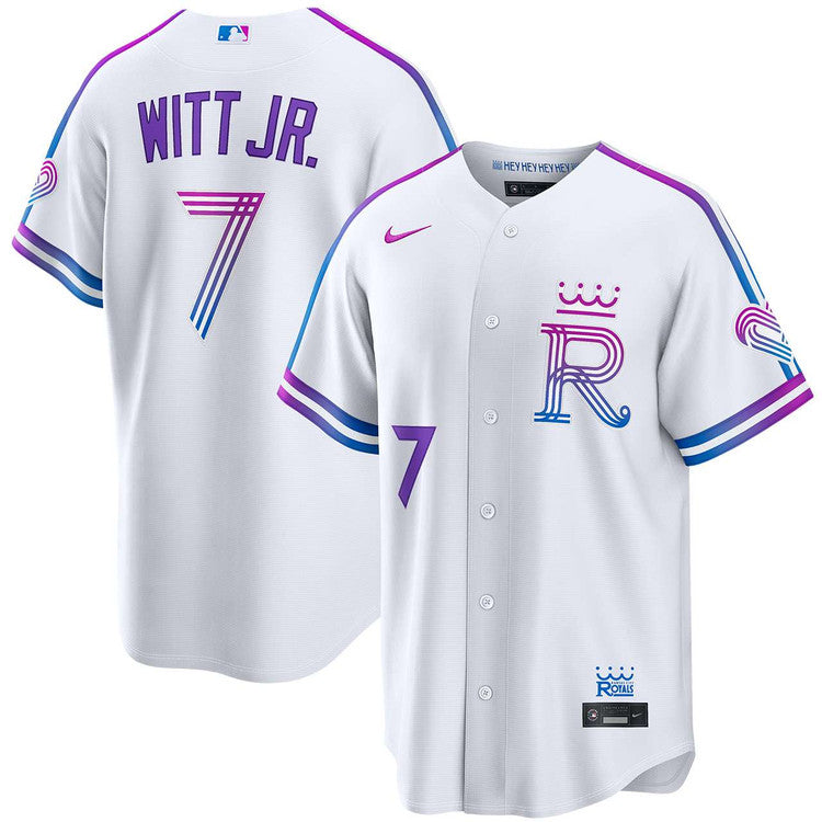 Bobby Witt Kansas City Royals 2026 City Connect Jersey - White