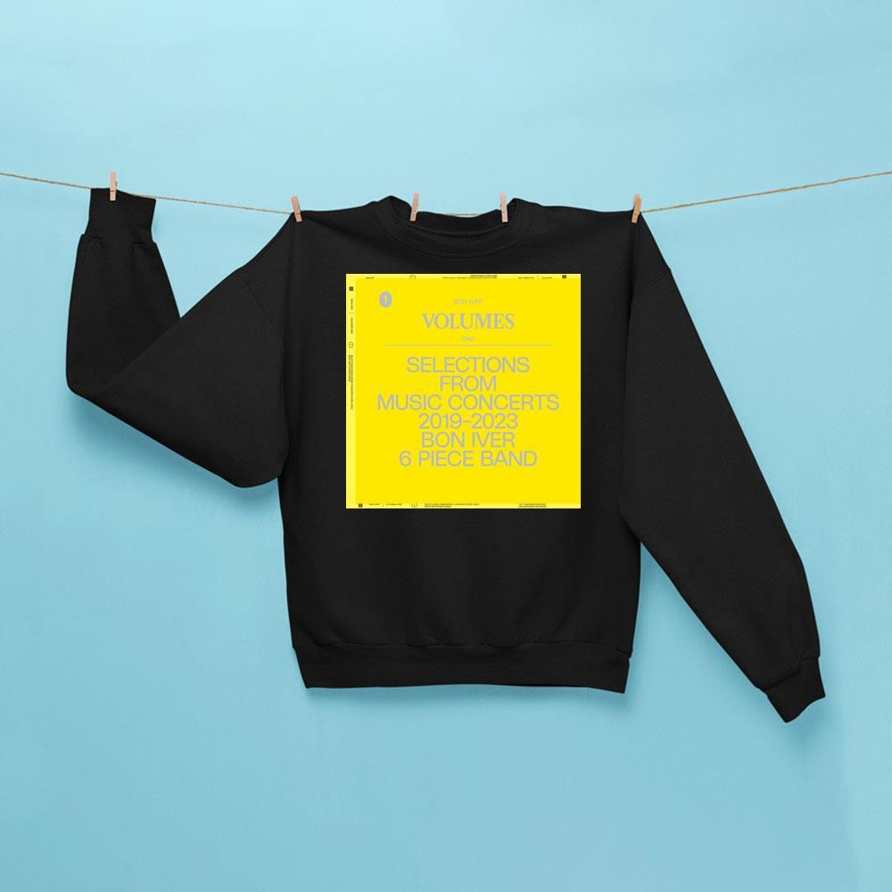 Bon Iver Merch Volumes One Selections From Music Concerts 2019 2023 Bon Iver 6 Piece Sweatshirt