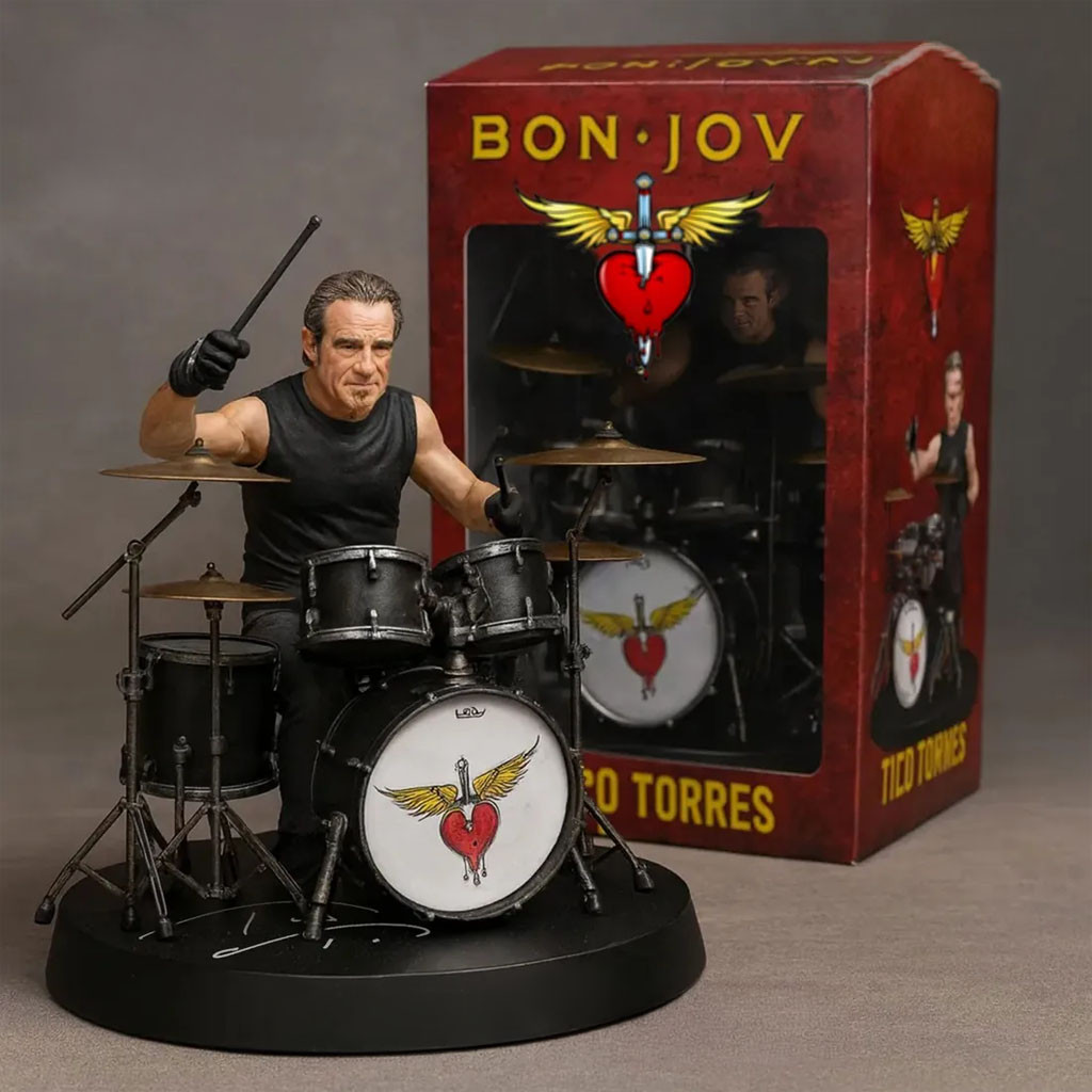 Bon Jovi Band Member Tico Torres Acrylic Plaque Bon Jovi Merch Best Gifts For Music Lovers