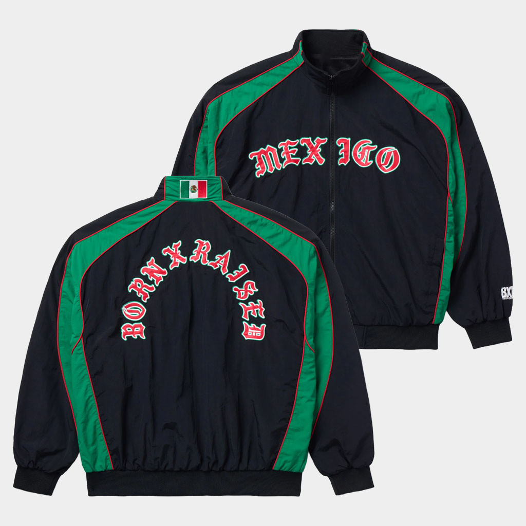 Born X Raised Merch 2026 BXR Mexico Windbreaker Jacket Best Gift For Mexican