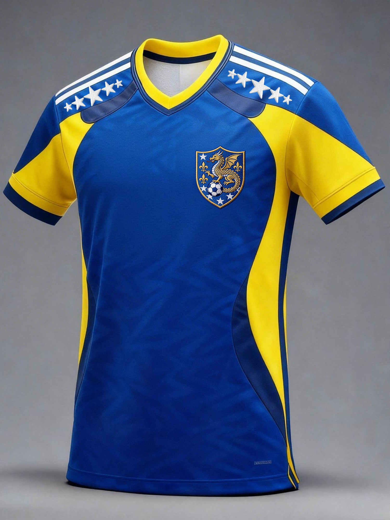 Bosnia World Cup 2026 Tournament V-Neck Shirt Bosnia Dragon Football Apparel Fan Gift Idea
