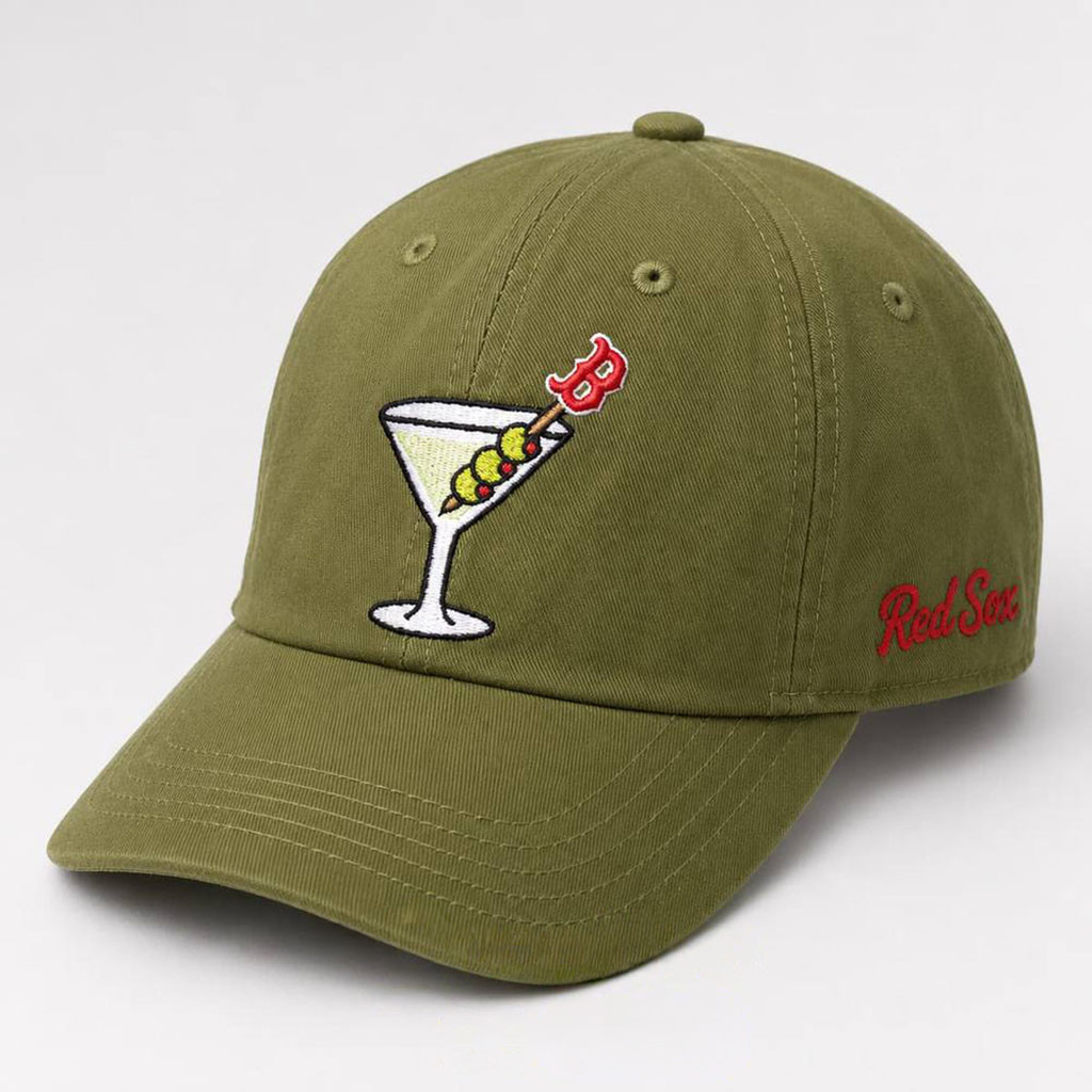 Boston Red Sox Dirty Martini Hat Embroidered Red Sox Merch 2026 Gift For Baseball Fans