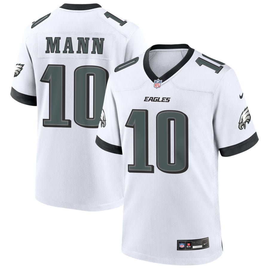 Braden Mann Philadelphia Eagles 2025 Game Jersey - White