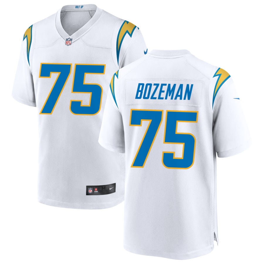 Bradley Bozeman Los Angeles Chargers 2025 Game Jersey - White