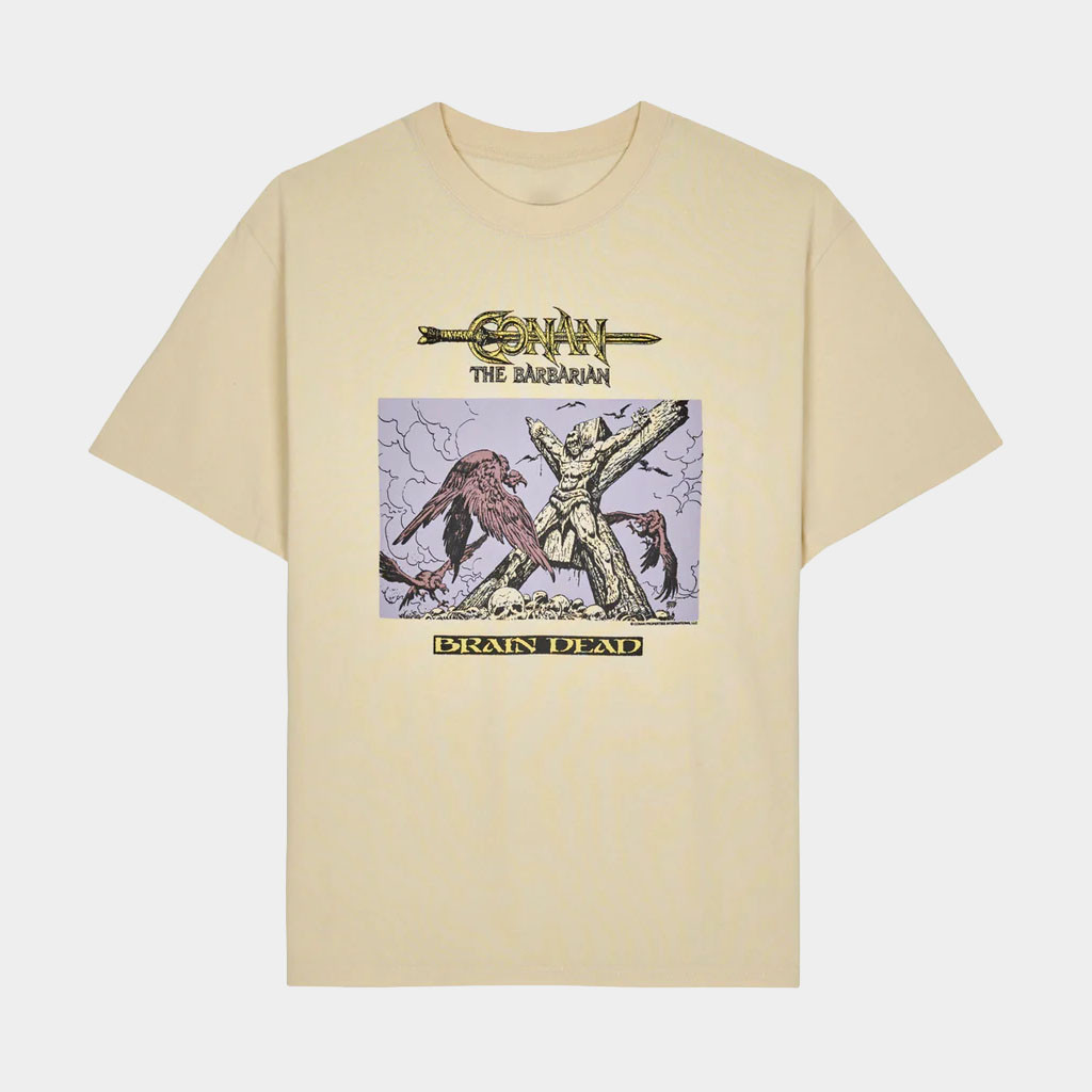 Brain Dead Merch 2026 Brain Dead X Conan The Barbarian T-Shirt Gifts For Friends