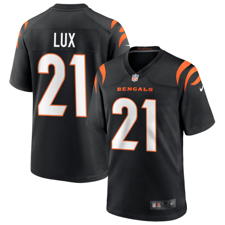 Bralyn Lux Cincinnati Bengals 2025 Game Jersey - Black