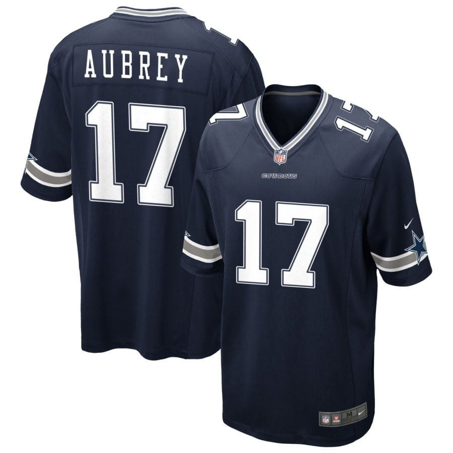 Brandon Aubrey Dallas Cowboys 2025 Game Jersey - Navy
