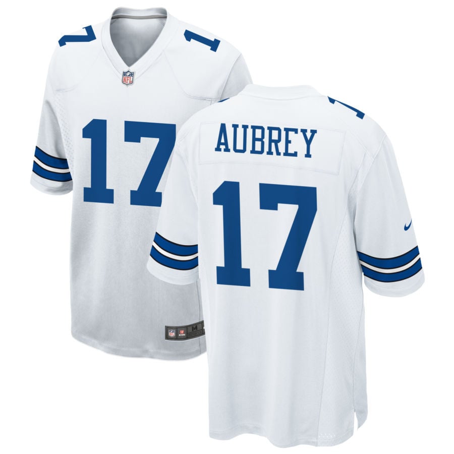 Brandon Aubrey Dallas Cowboys 2025 Game Jersey - White