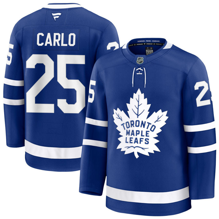 Brandon Carlo Toronto Maple Leafs 2025 Home Jersey - Blue 1 Brandon Carlo Toronto Maple Leafs 2025 Home Jersey - Blue