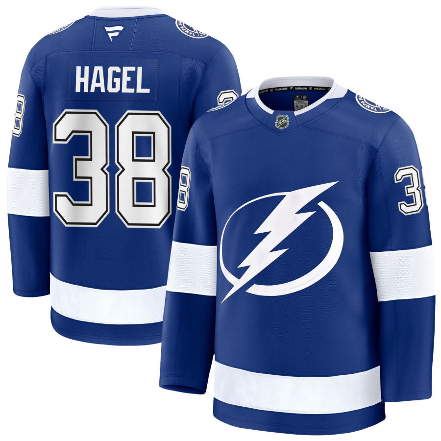 Brandon Hagel Tampa Bay Lightning 2025 Home Jersey - Blue 1 Brandon Hagel Tampa Bay Lightning 2025 Home Jersey - Blue