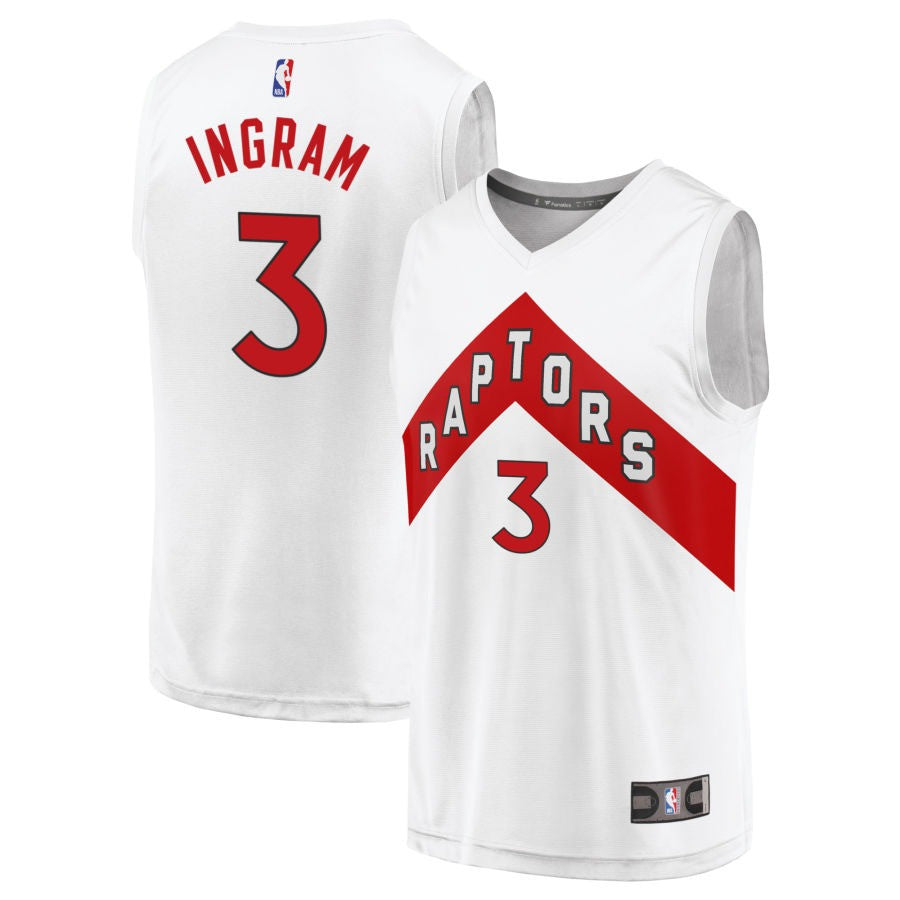 Brandon Ingram Toronto Raptors 2025 Association Edition Fast Break Jersey - White 1 Brandon Ingram Toronto Raptors 2025 Association Edition Fast Break Jersey - White